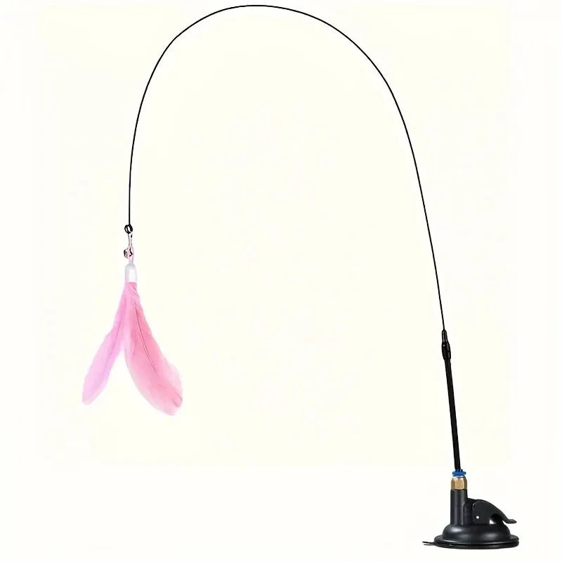 Suction Cup Cat Feather Wand – Interactive Teaser Toy – product image 18