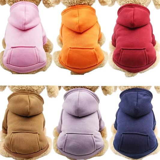 Warm Dog Hoodie – Cozy Autumn & Winter Puppy Coat