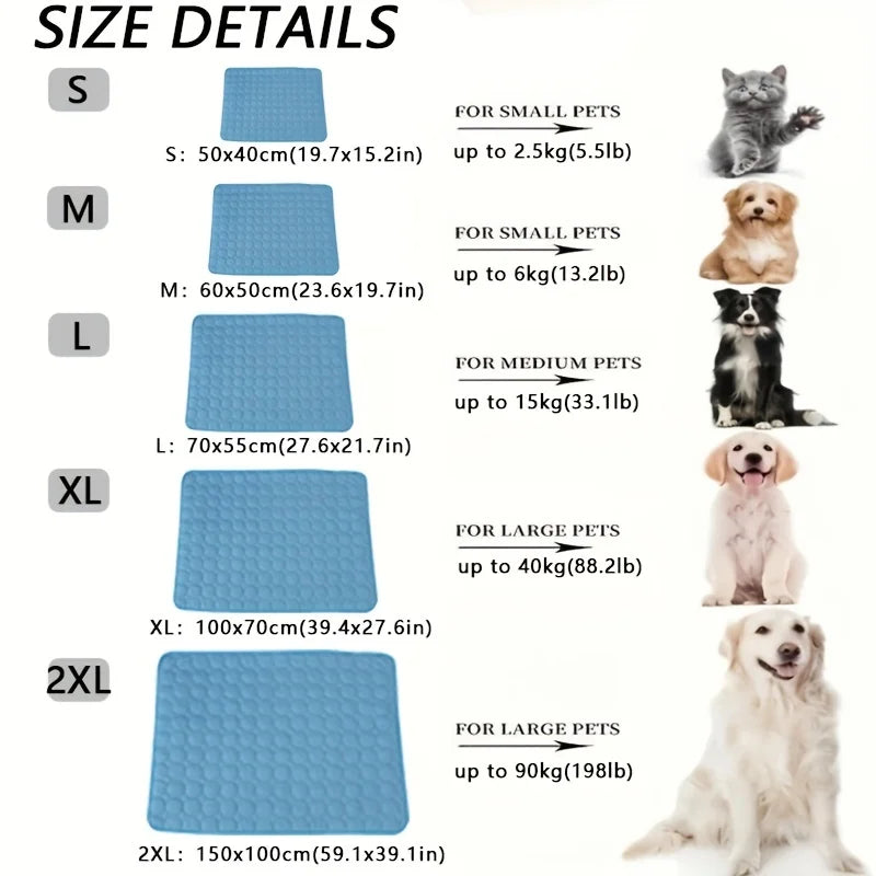 Self-Cooling Pet Mat – Summer Pad for Dogs & Cats – product view 2