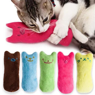 Plush Catnip Chew Toy – Interactive Kitten Toy