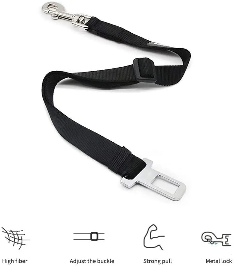 Adjustable Pet Car Seat Belt – Safety Restraint Clip – product view 12