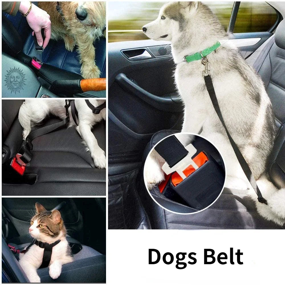 Adjustable Pet Car Seat Belt – Safety Restraint Clip – product view 9