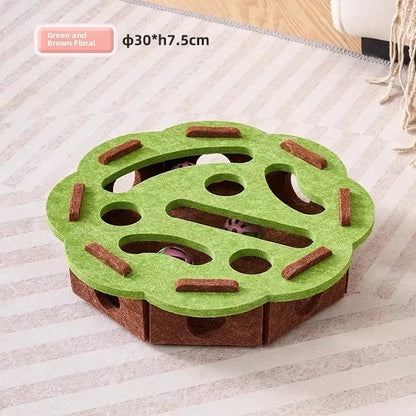 Felt Cat Puzzle Box – Indoor Ball Hunting Toy – product image 15