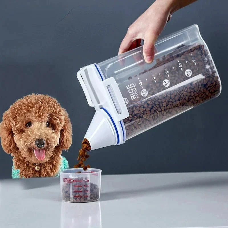 Airtight Pet Food Storage Container – Compact Food Bin