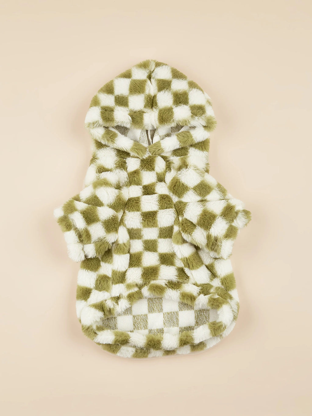 Plaid Fleece Dog Hoodie – Warm Autumn & Winter Coat – product image 3