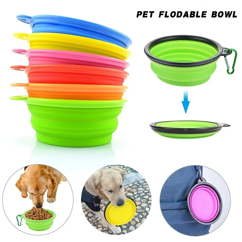 Collapsible Pet Travel Bowl – Portable Food & Water Dish