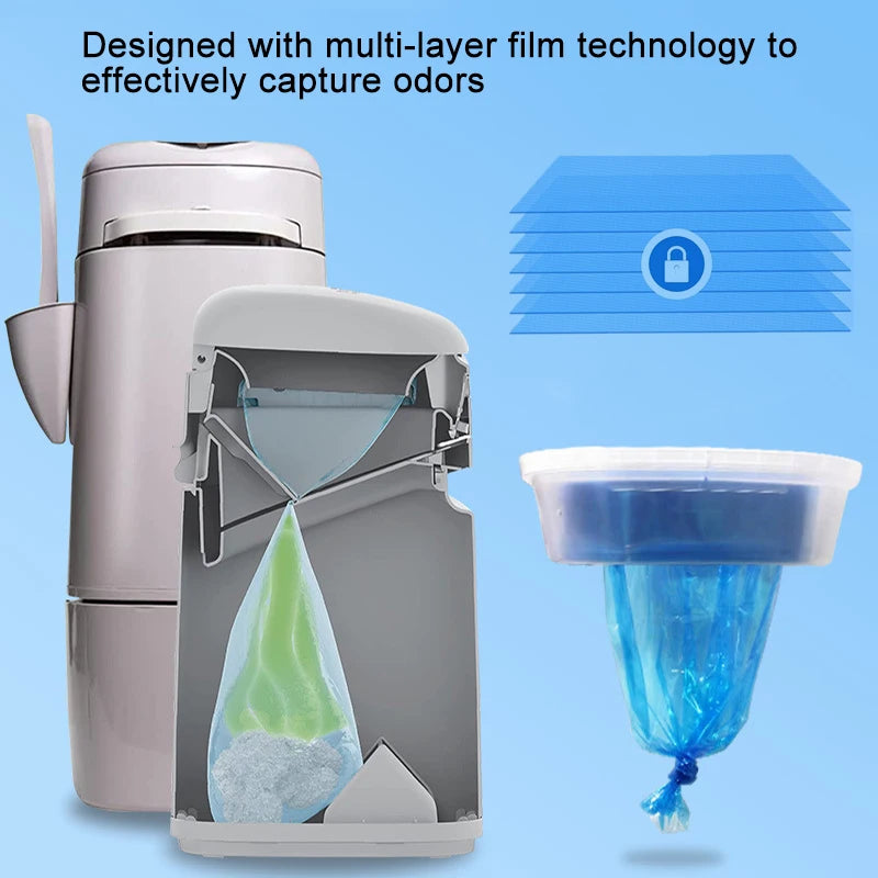 Cat Litter Disposal Refill Bags – Compatible Multi-Pack