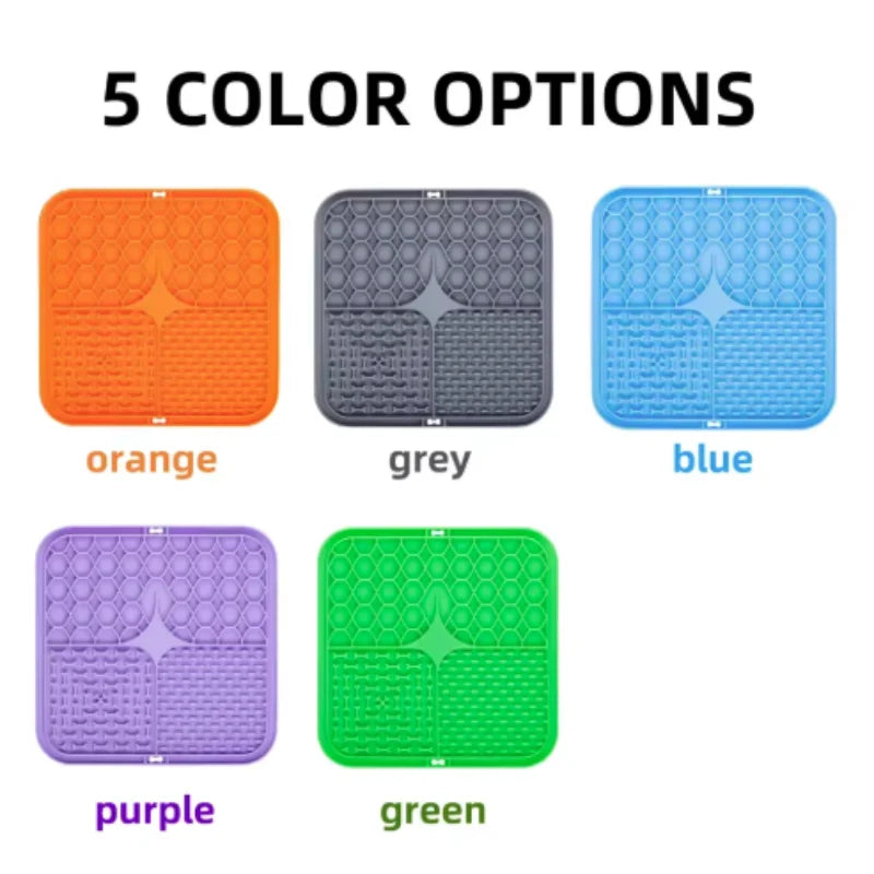 Silicone Dog Lick Mat – Suction Slow-Feeding Pad – product view 7