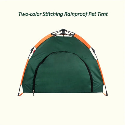 Two-color rainproof pet tent material