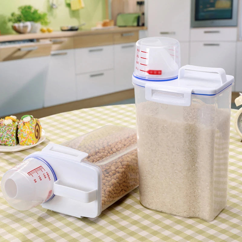 Airtight Pet Food Storage Container – Compact Food Bin
