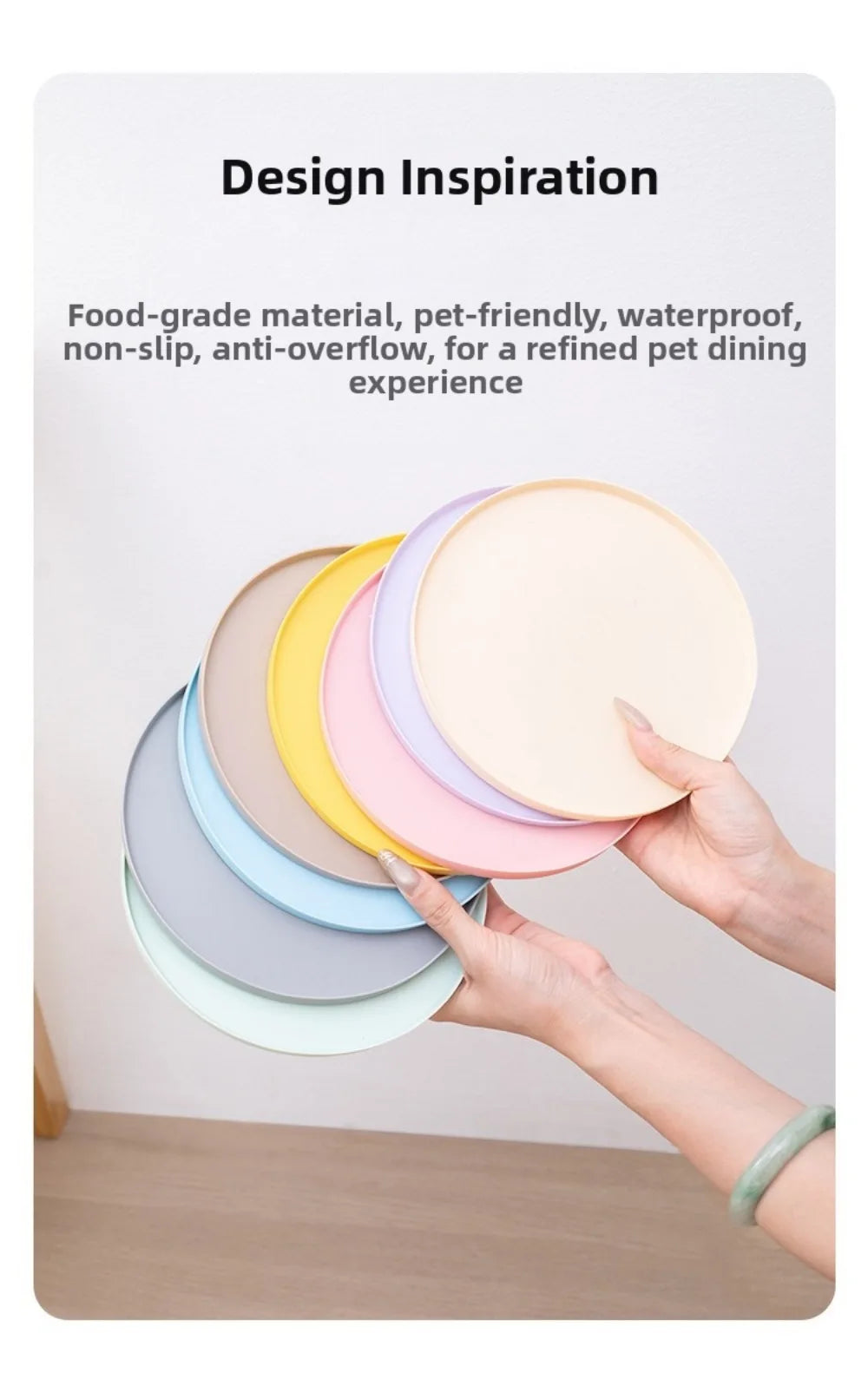 Silicone Pet Feeding Mat – Waterproof Non-Slip Placemat