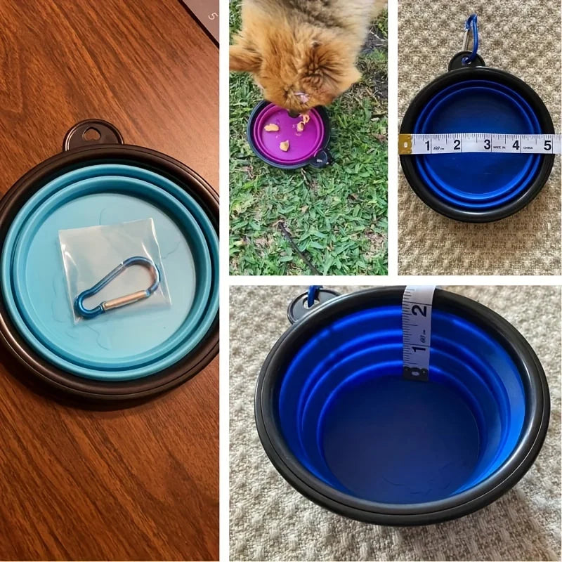 Collapsible Pet Travel Bowl – Portable Food & Water Dish