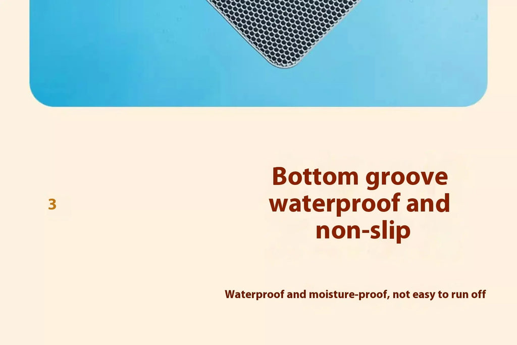 Waterproof Cat Litter Mat – Double-Layer Trapping Pad – product view 29