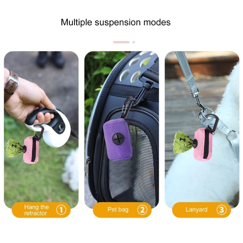 Dog Waste Bag Dispenser – Clip-On Poop Bag Holder