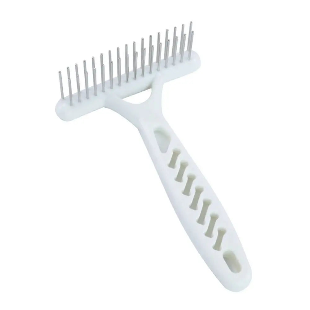 Wooden Undercoat Rake – Long-Hair Pet Grooming Comb – product view 5