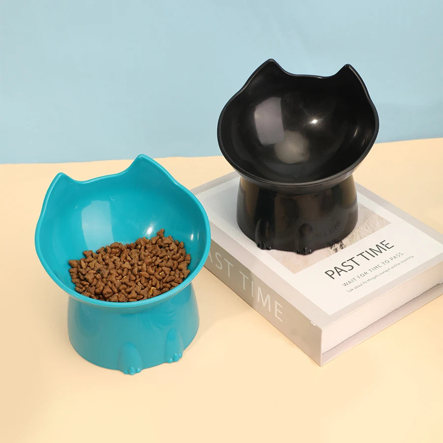 Elevated Cat Bowl – Anti-Tip Raised Feeding Dish
