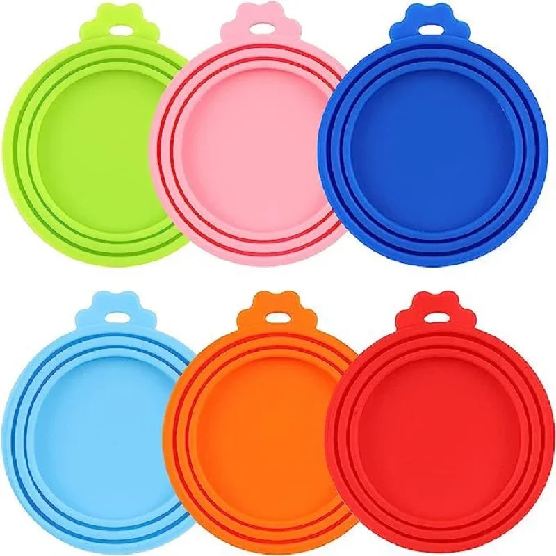Silicone Pet Food Can Lids – Reusable Covers