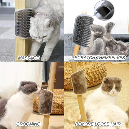 Cat Corner Grooming Brush – Self-Massage Wall Comb – product view 2