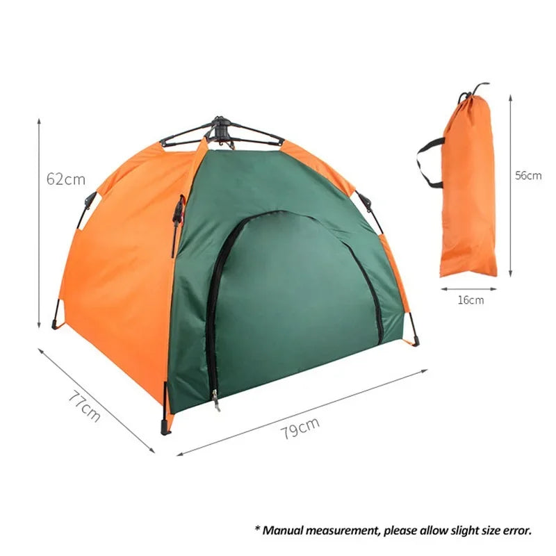 Portable dog tent dimensions