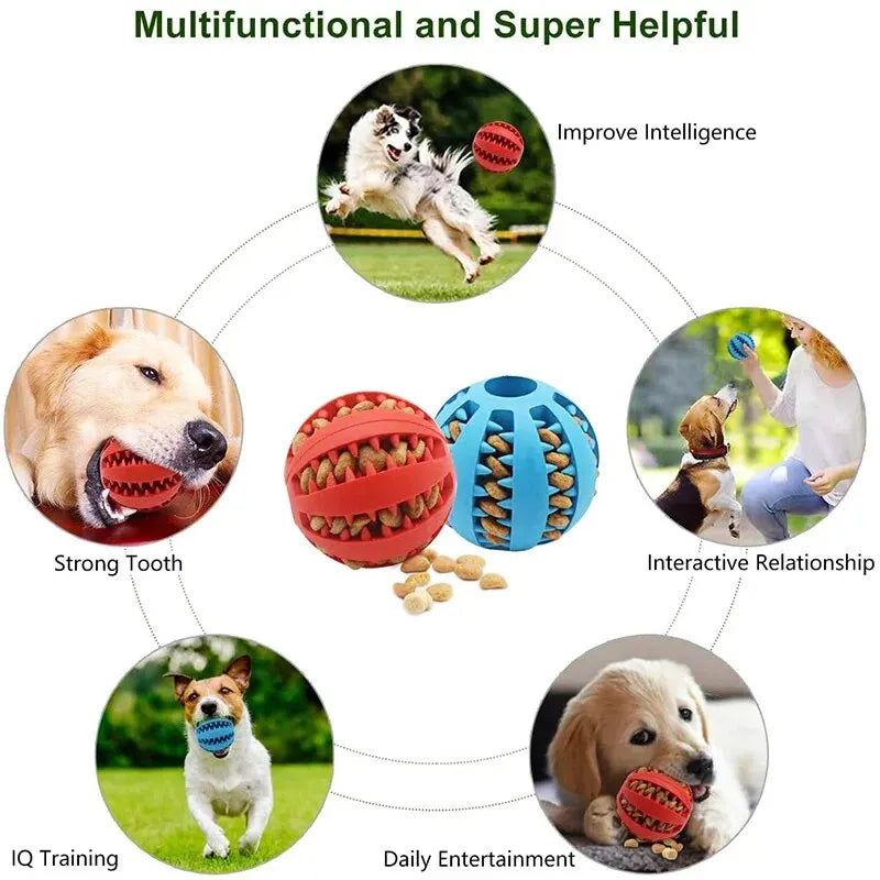 Treat-Dispensing Dog Ball – Chew & Enrichment Toy – product view 5