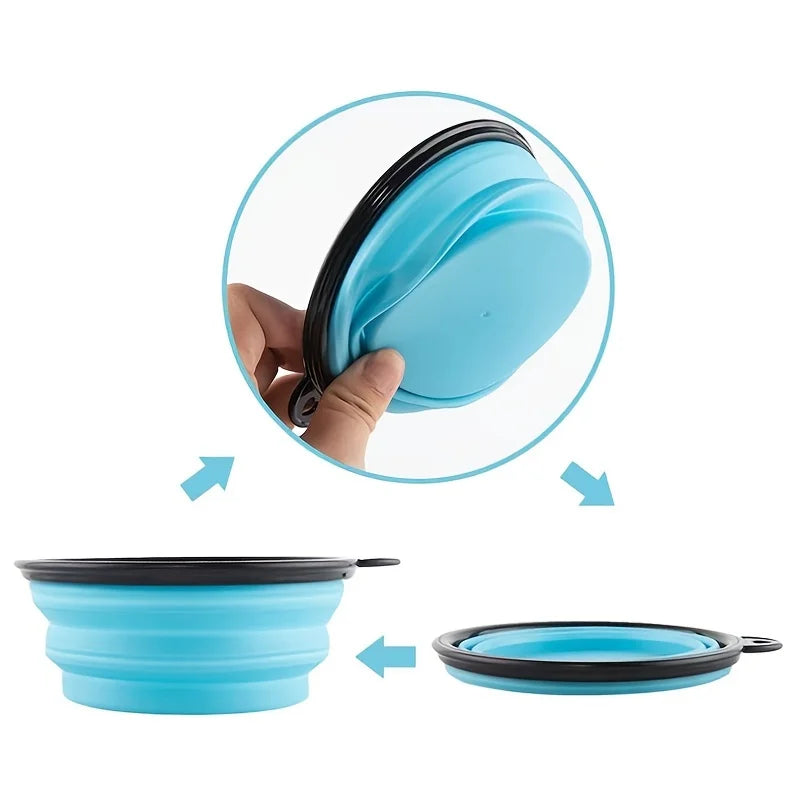 Collapsible Pet Travel Bowl – Portable Food & Water Dish