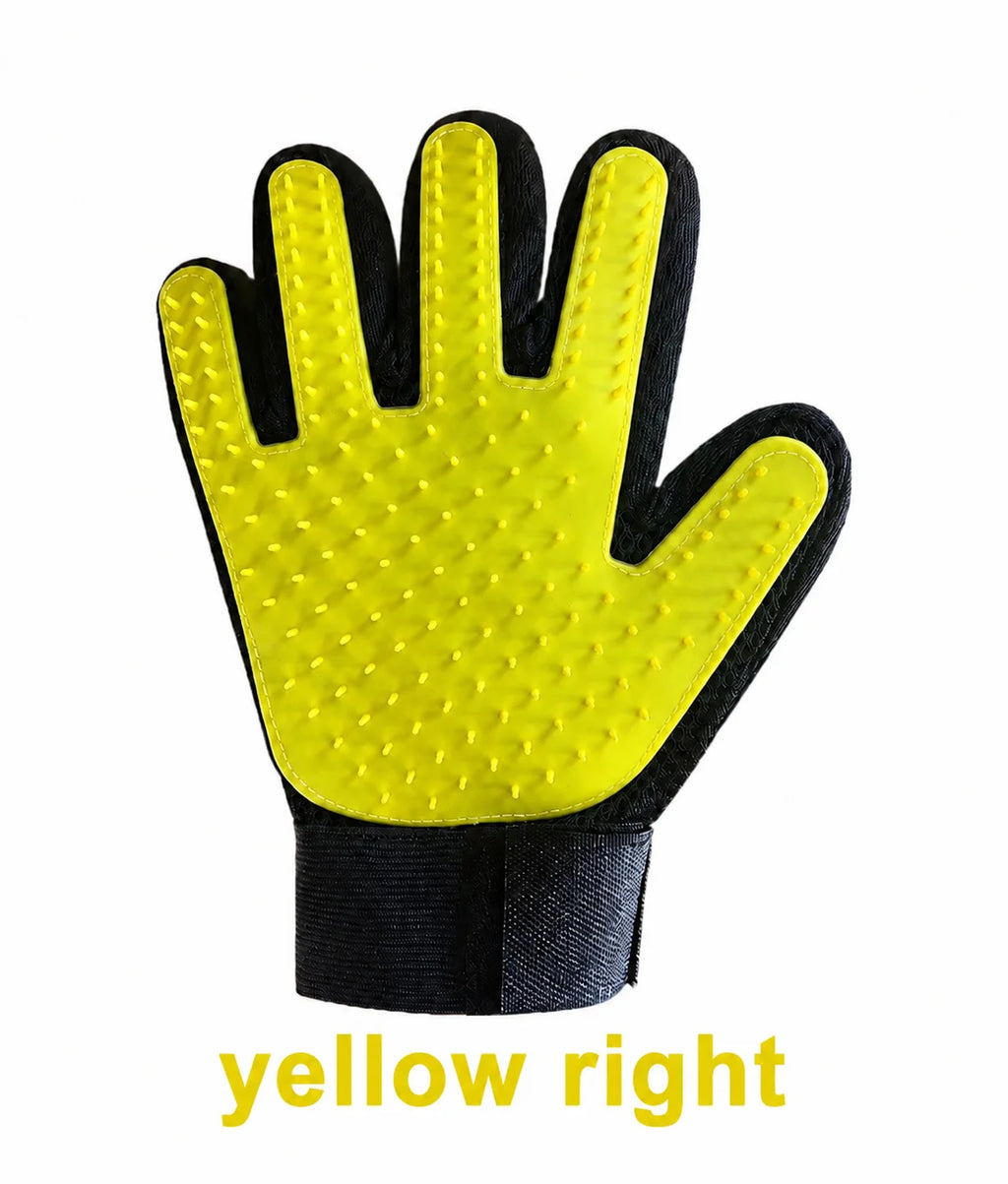 Pet Grooming Glove – Gentle Deshedding Hair Remover – product view 16
