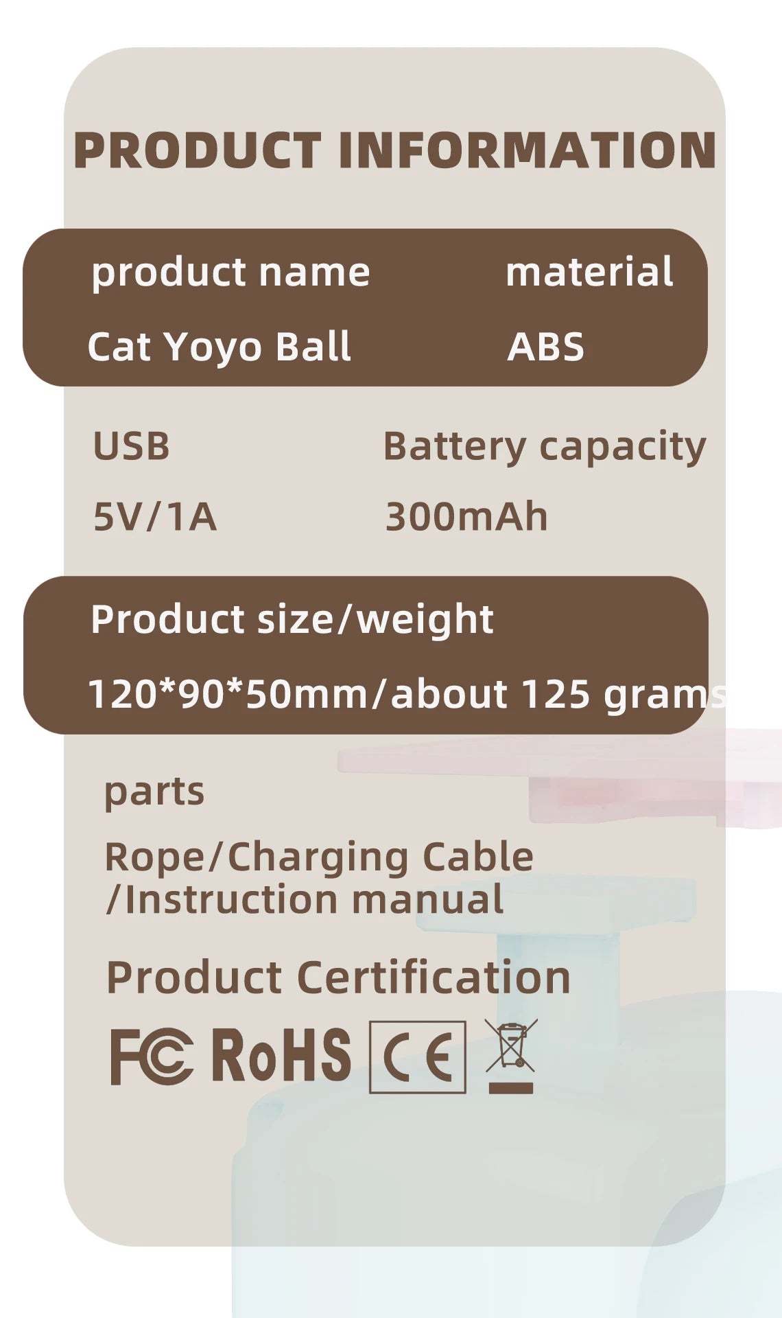 Rechargeable Hanging Bird Cat Toy – Automatic Flying Teaser – product image 14