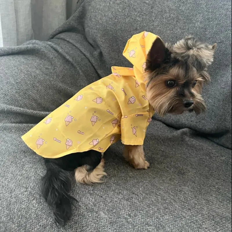 Hooded Dog Raincoat – Waterproof Coat for Small Dogs – product image 6