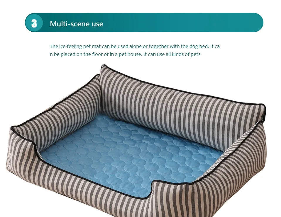 Self-Cooling Pet Mat – Summer Pad for Dogs & Cats – product view 13