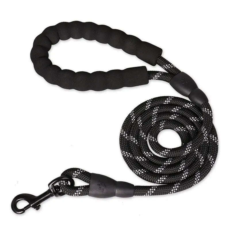 Reflective Rope Dog Leash – Padded Handle – product view 26