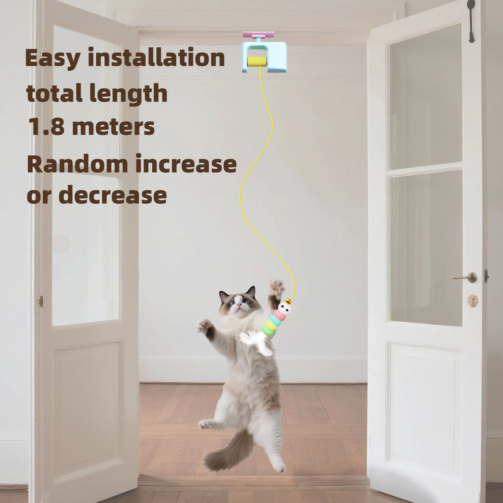 Rechargeable Hanging Bird Cat Toy – Automatic Flying Teaser – product image 3