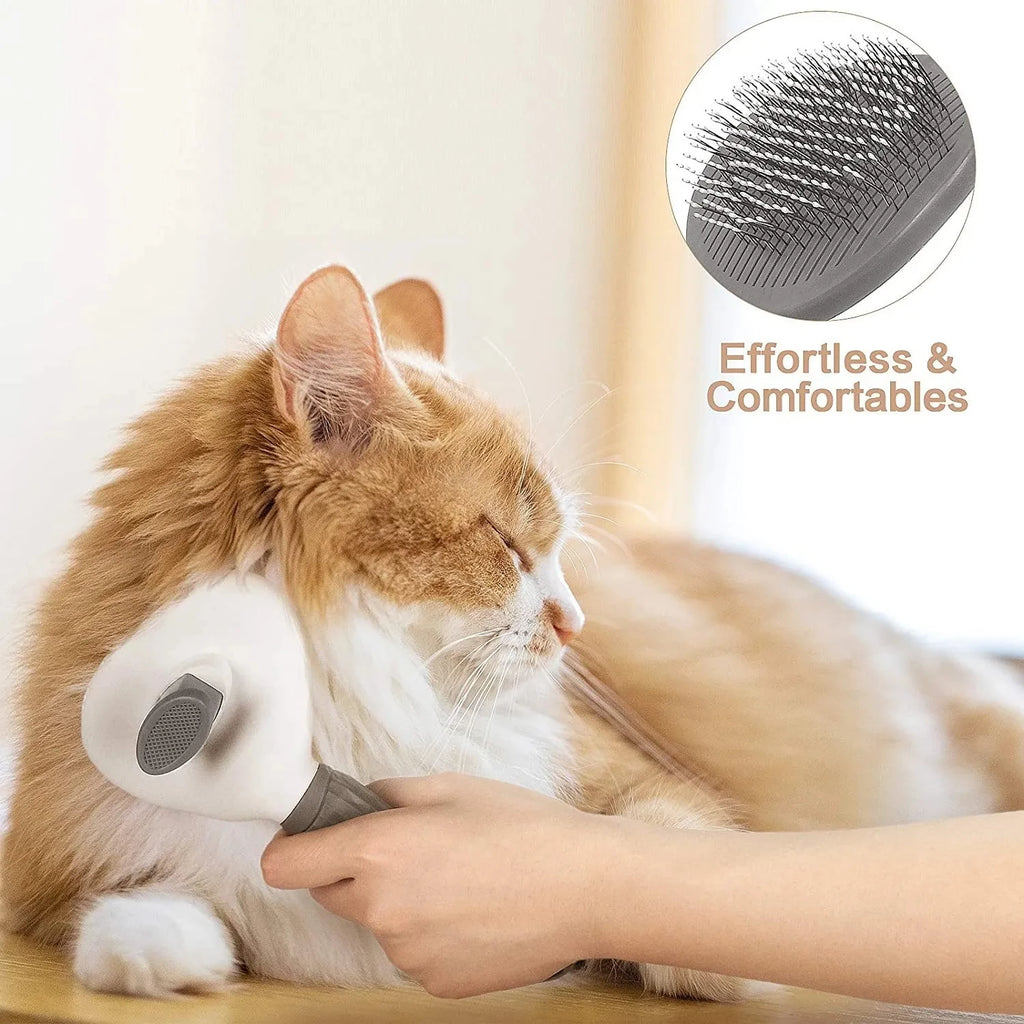 Self-Cleaning Slicker Brush – Dog & Cat Grooming – product view 11