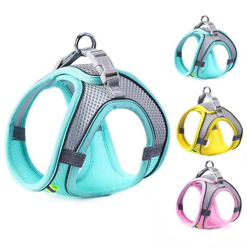Reflective Step-In Pet Harness – Adjustable Walking Vest