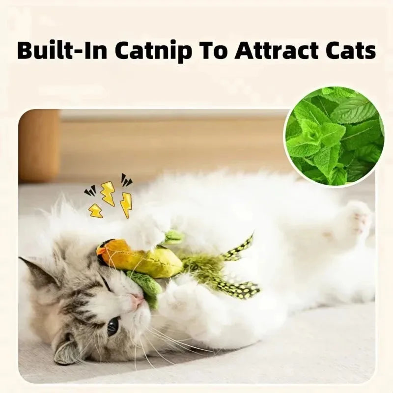 Sound Bird Cat Toy – Elastic Rope Hunting Toy – product image 3
