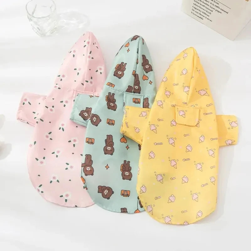 Hooded Dog Raincoat – Waterproof Coat for Small Dogs – product image 2
