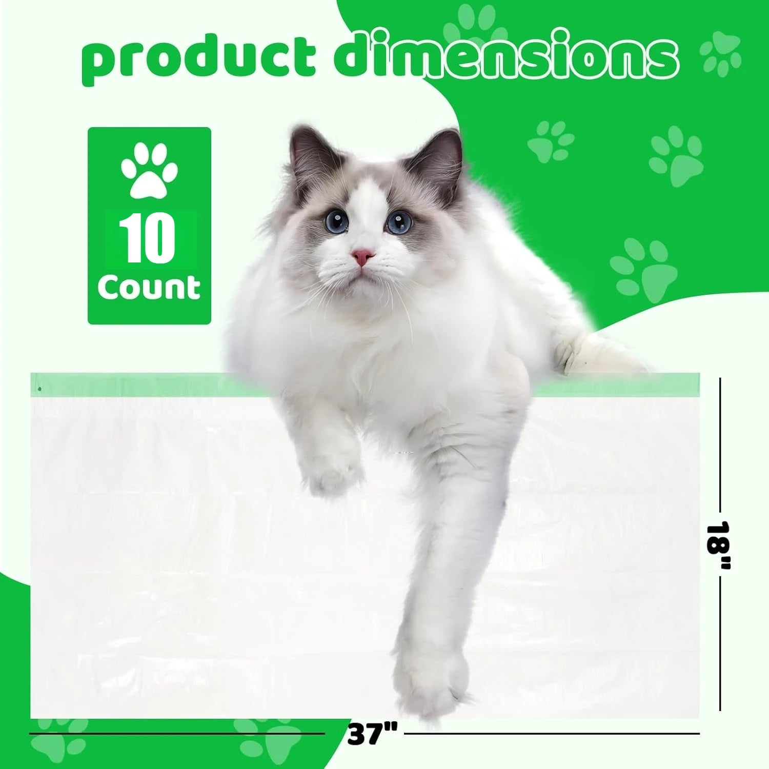 Drawstring Cat Litter Box Liners – Heavy-Duty Bags