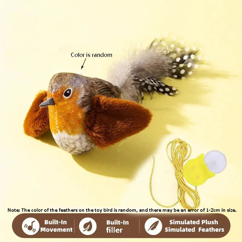 Sound Bird Cat Toy – Elastic Rope Hunting Toy – product image 11