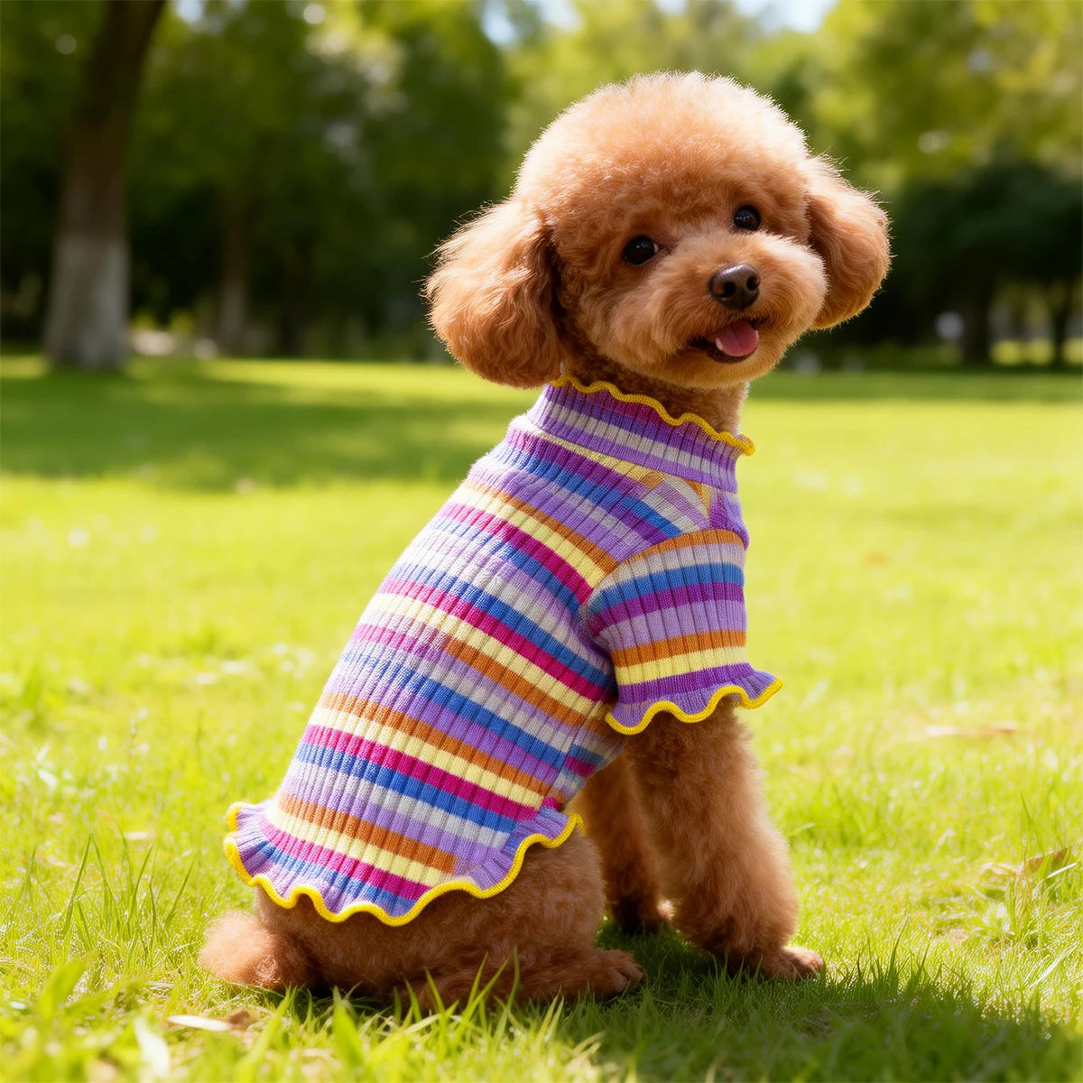 Cute Puppy Vest Dress – Spring Dog Outfit – product image 9