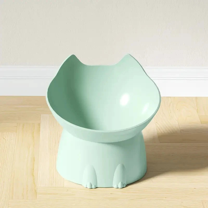 Elevated Cat Bowl – Anti-Tip Raised Feeding Dish – product detail 10