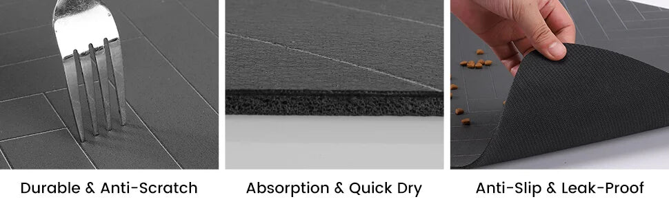 Absorbent Pet Feeding Mat – Quick-Dry Backing – product view 10