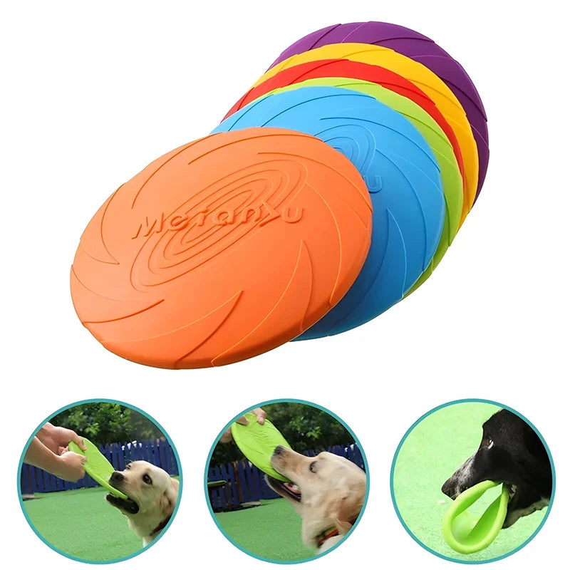 Flexible Dog Flying Disc – Outdoor Fetch Toy