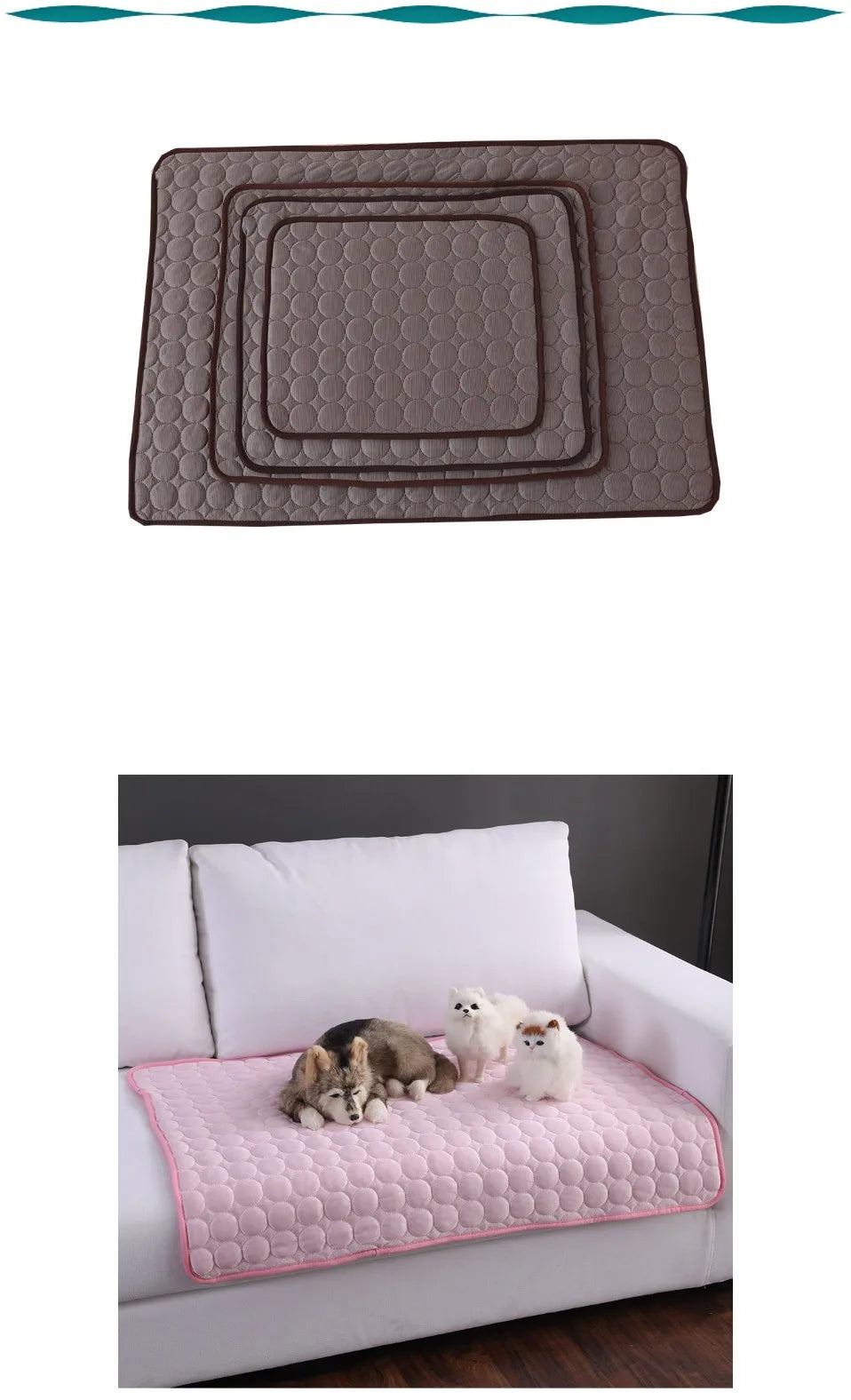 Self-Cooling Pet Mat – Summer Pad for Dogs & Cats – product view 15