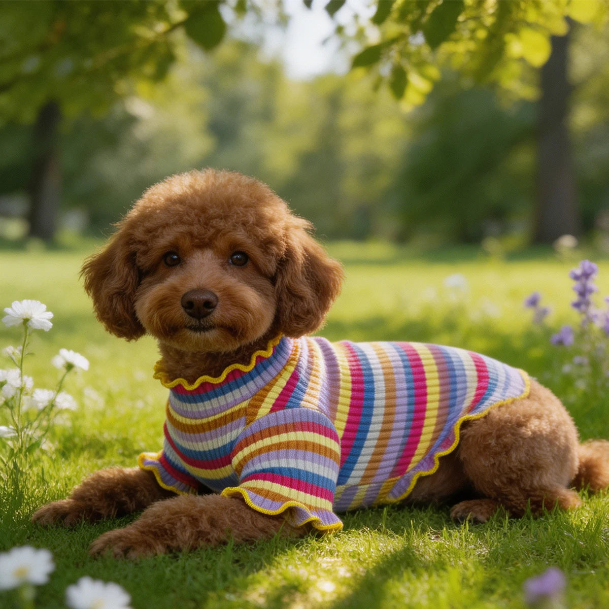 Cute Puppy Vest Dress – Spring Dog Outfit – product image 8