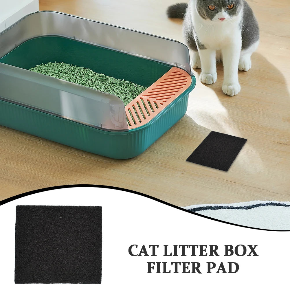 Cat Litter Box Carbon Filters – 12-Pack Replacements