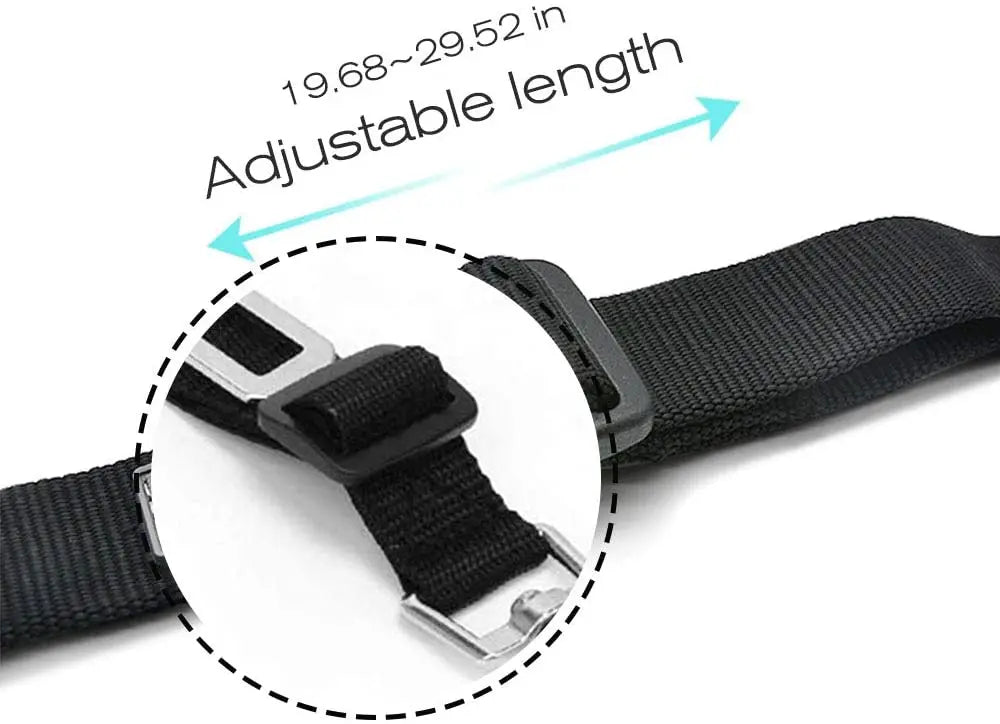 Adjustable Pet Car Seat Belt – Safety Restraint Clip – product view 3