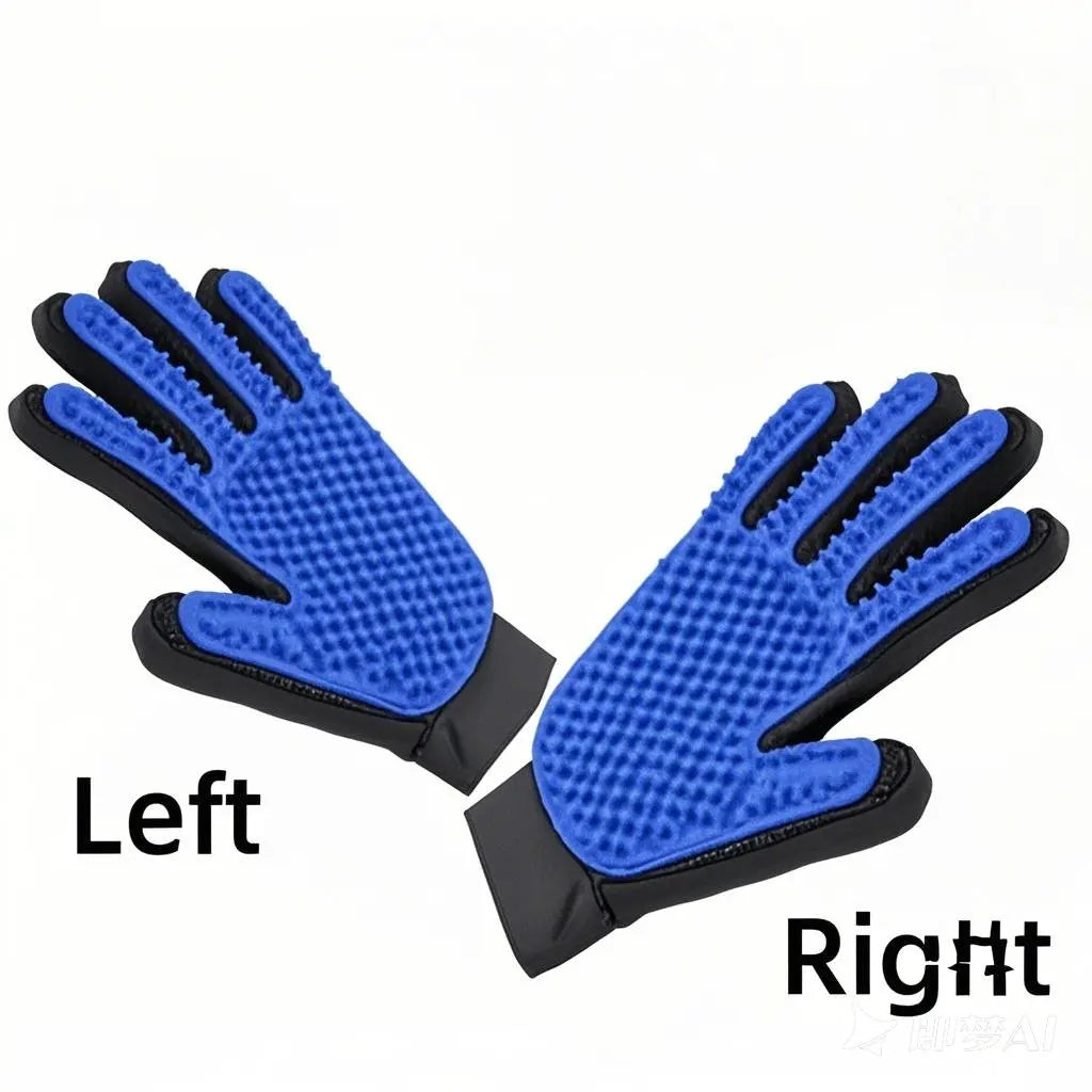 Pet Grooming Glove – Gentle Deshedding Hair Remover – product view 23