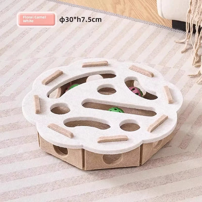 Felt Cat Puzzle Box – Indoor Ball Hunting Toy – product image 16