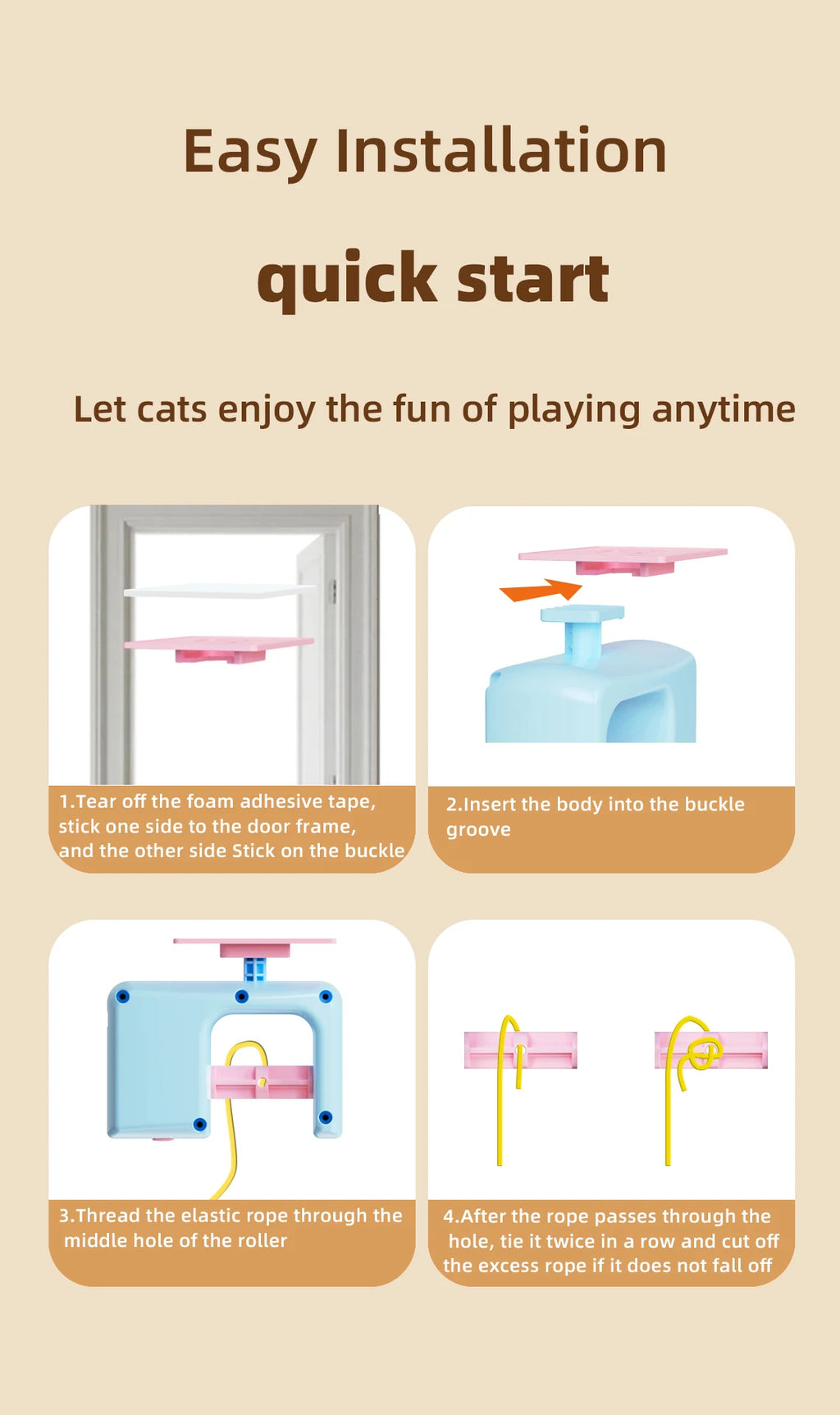 Rechargeable Hanging Bird Cat Toy – Automatic Flying Teaser – product image 10