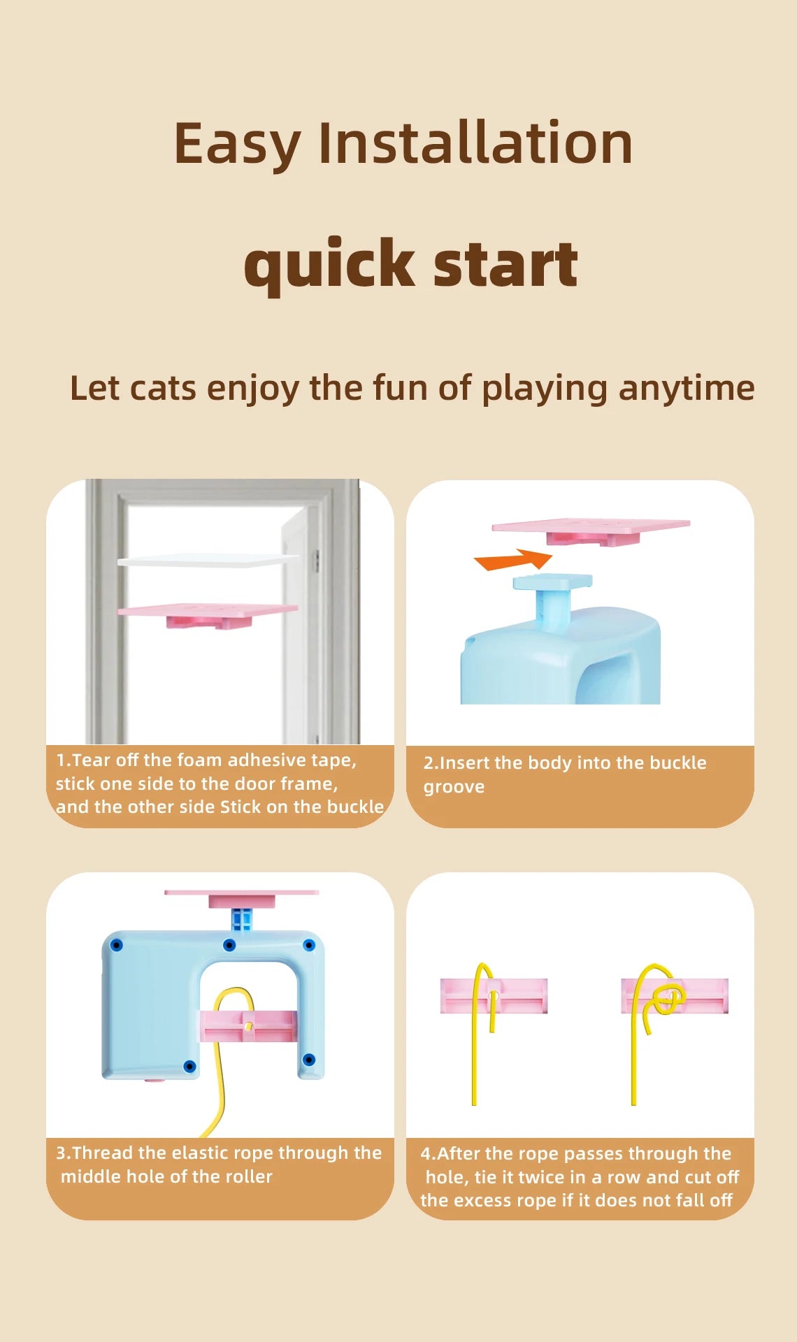 Rechargeable Hanging Bird Cat Toy – Automatic Flying Teaser – product image 10