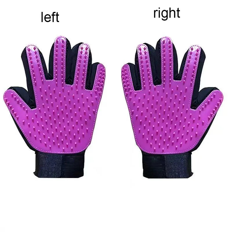 Pet Grooming Glove – Gentle Deshedding Hair Remover – product view 19